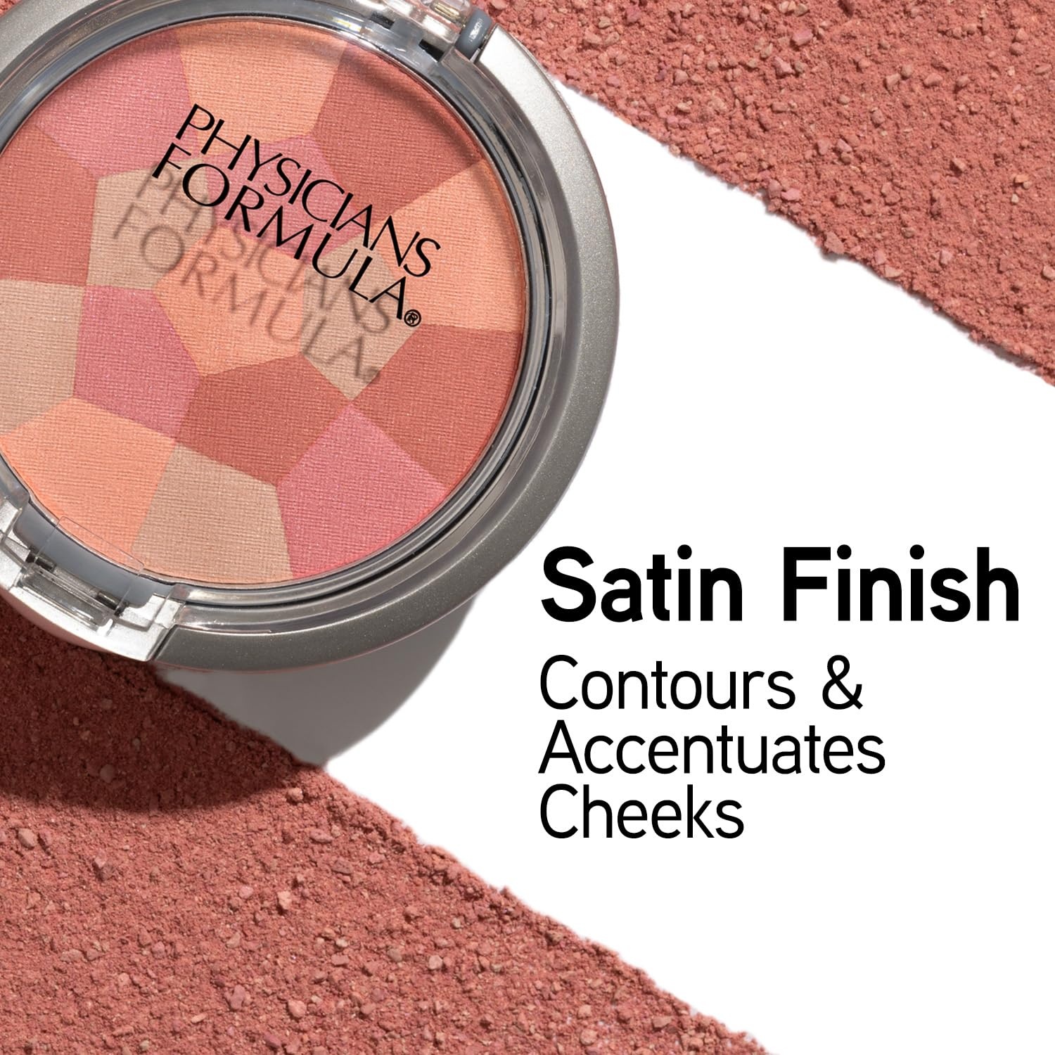image:imagePhysicians Formula Powder Palette MultiColored Blush Silky Smooth Formula Hypoallergenic Blends Easily Without Irritation  Blushing PeachBlushing Berry