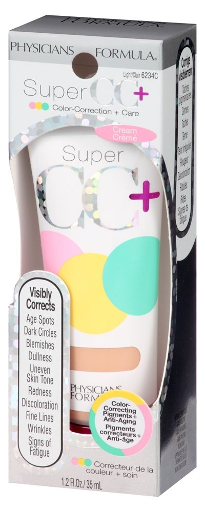 image:imagePhysicians Formula Super CC Cream ColorCorrection  Care Cream Full Coverage Foundation Anti Aging Hydrating Serum For Uneven Skin Tone Dermatologist Approved LightLight
