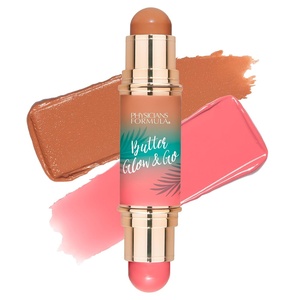 image:imagePhysicians Formula Butter Glow amp Go Multiuse Stick UltraCreamy Radiant Finish Formula with Murumuru Butter Vegan amp CrueltyFree Beachy PinkSunkissed Rose