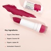 image:imagePhysicians Formula Organic Wear All Natural Lipstick Buttercup Nourishing Dermatologist Approved Gluten FreeSugar Plum